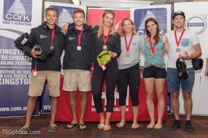 Ali at CORK/Sail Kingston podium 