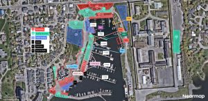 Map showing parking at POH during Cork events
